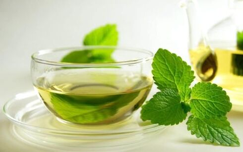 mint tea to increase potency